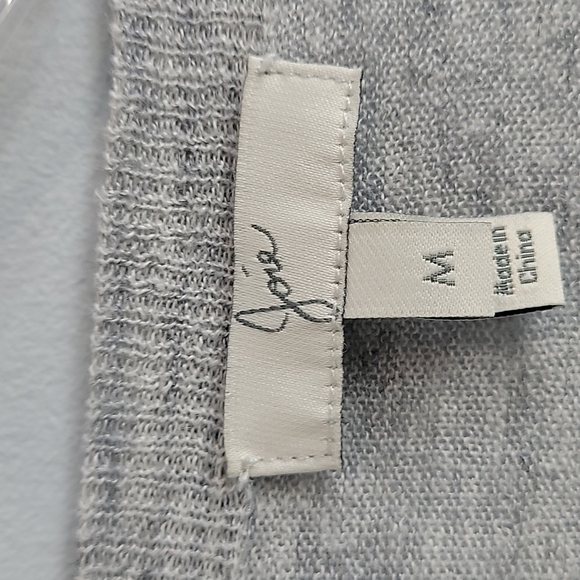 JOIE Jasmine linen sheer blouse Medium - Picture 7 of 9